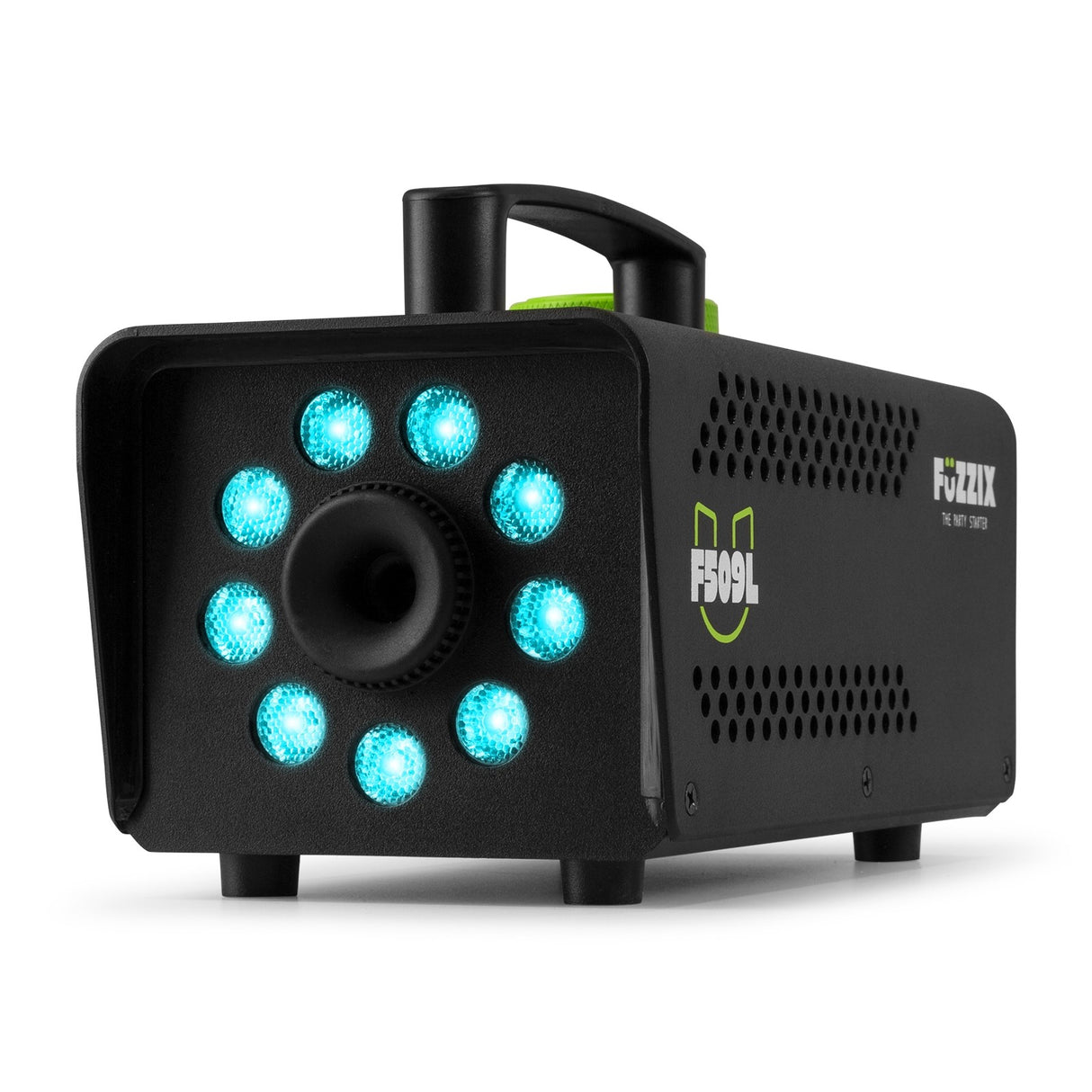 Fuzzix F509L Party Rookmachine – 500W met 9x RGB LED’s en Draadloze Afstandsbediening