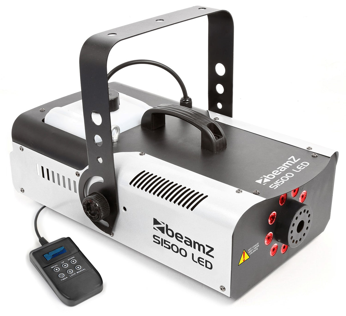 beamZ S1500LED Rookmachine 1500W met 9x 3W RGB LED en DMX-sturing