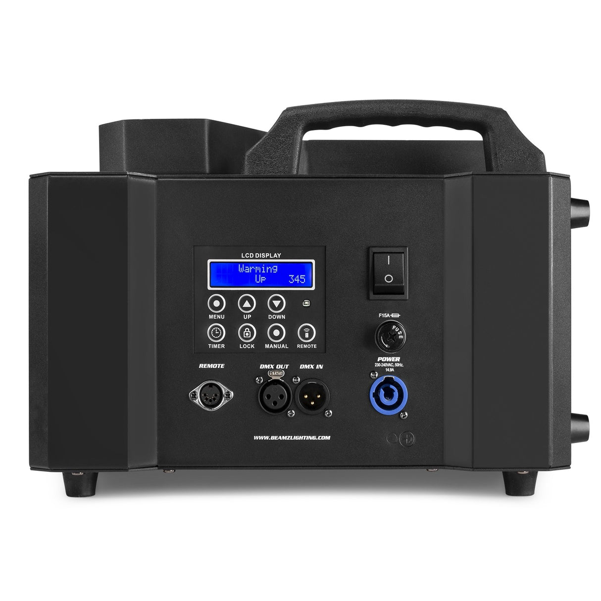 beamZ BLAZE3500 Verticale Rookmachine met 48x 4W RGBA LED's – 3500W