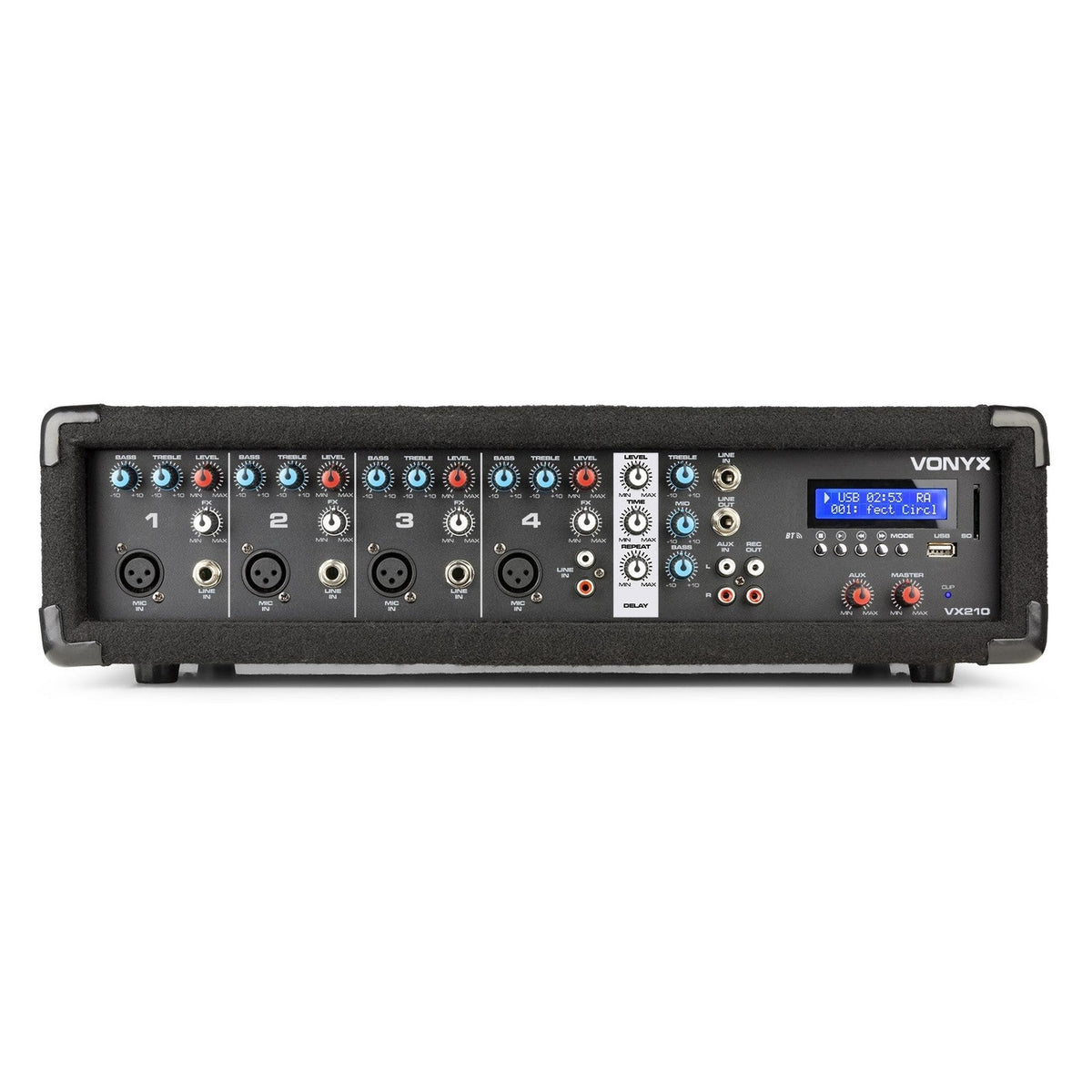 VONYX VX210 Full PA Geluidssysteem 800W met 10 inch Speakers, Mixer en Bluetooth