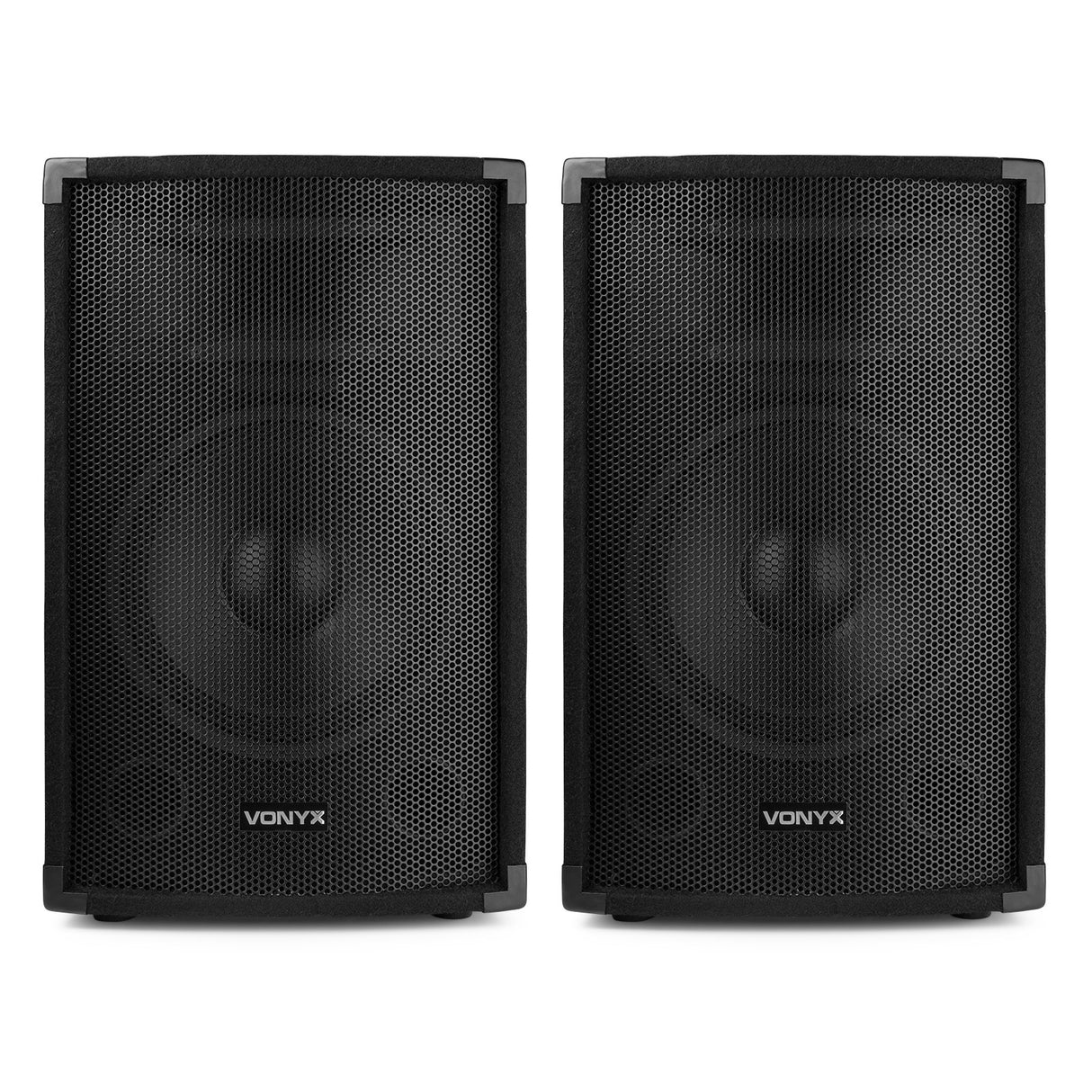 VONYX VX210 Full PA Geluidssysteem 800W met 10 inch Speakers, Mixer en Bluetooth