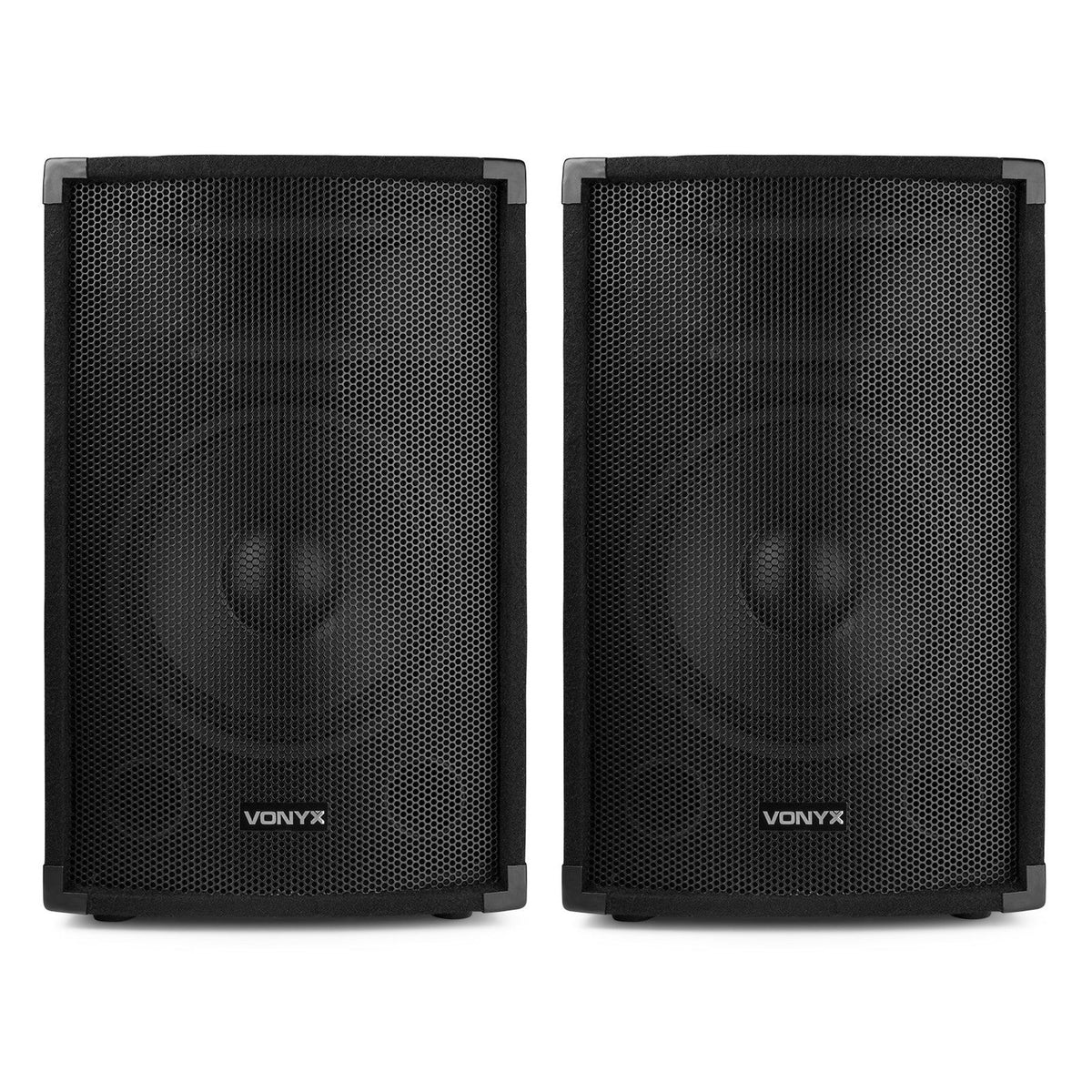 VONYX VX210 Full PA Geluidssysteem 800W met 10 inch Speakers, Mixer en Bluetooth