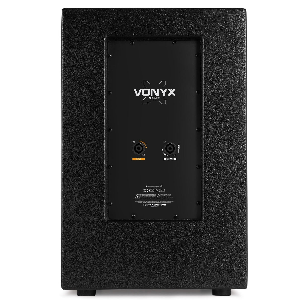 VONYX VX922 Compact 2.2 Line Array Set 1600W met Dubbele 12 inch Subwoofers, DSP en Bluetooth 5.0