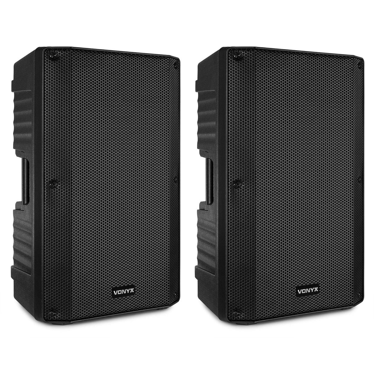 VONYX VSA150S 1000W Actieve Stereo Speakerset met Bluetooth, USB Speler en 15 inch Woofers