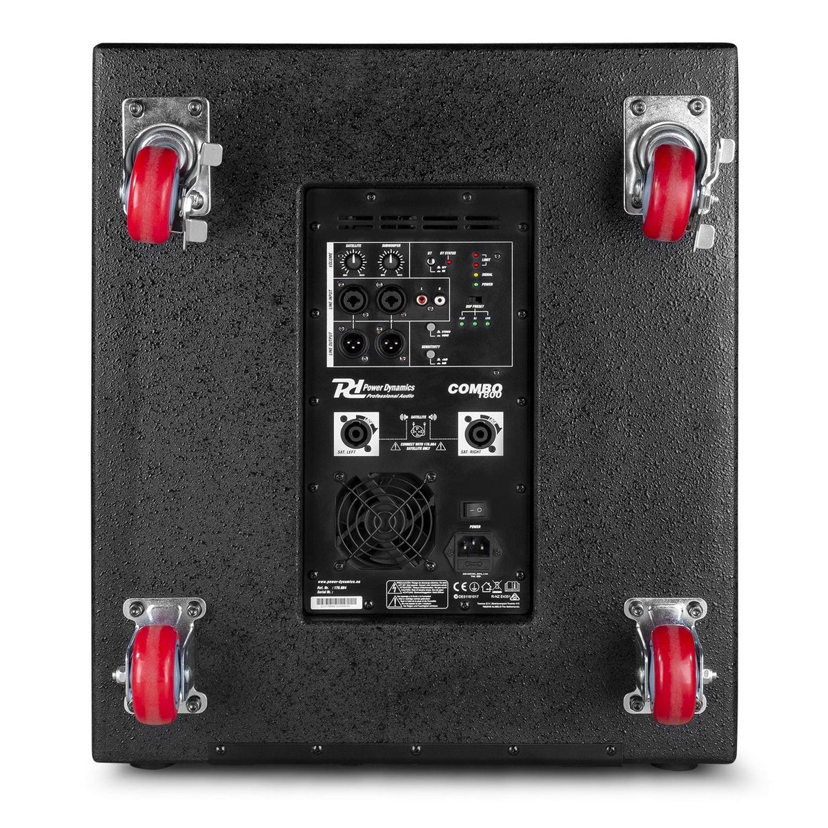 Power Dynamics PD Combo 1800 Geluidssysteem 1800W met 18 inch Subwoofer, DSP en Bluetooth