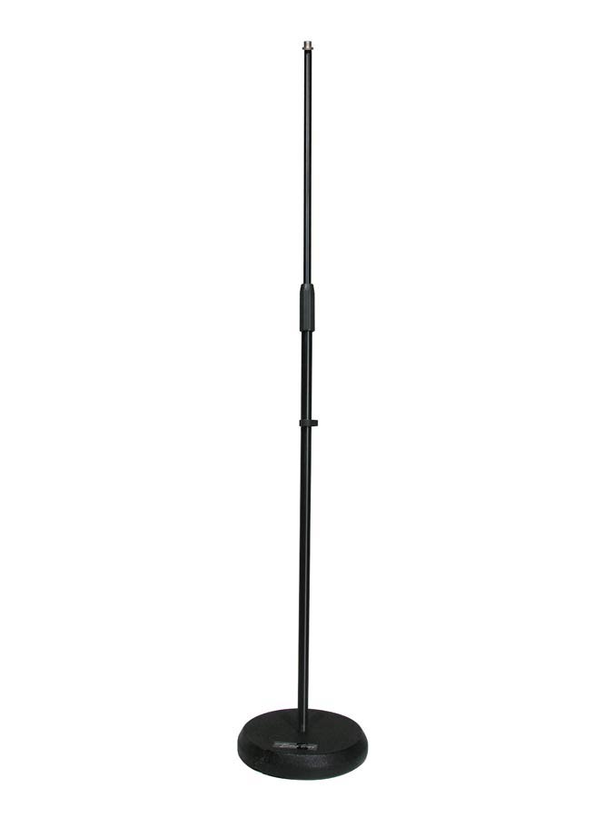 Boston MS-1100-BK Microfoonstatief met ronde voet zwart