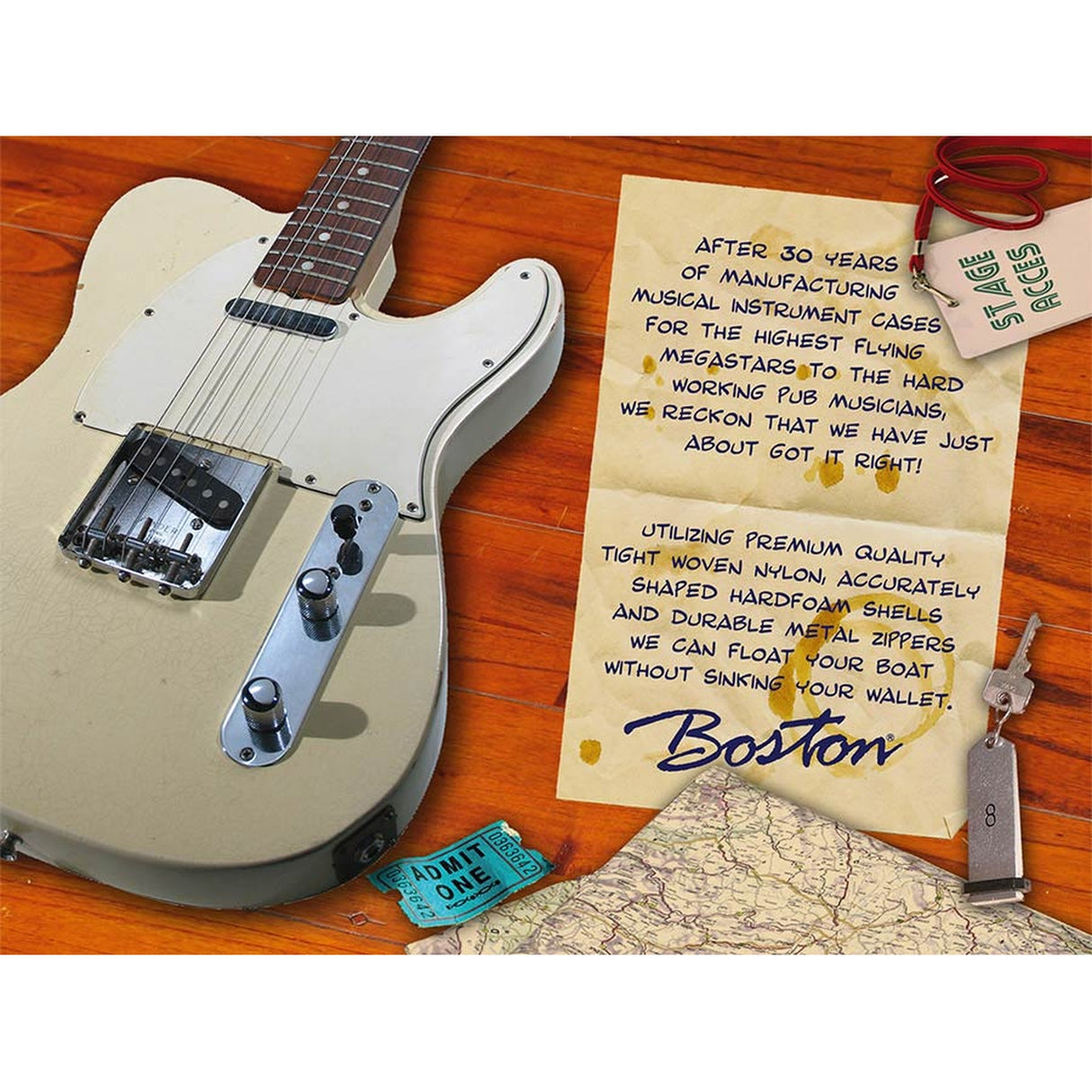 Boston CCL-250 Softcase nylon softcase met polystyreen vulling voor klassieke gitaar