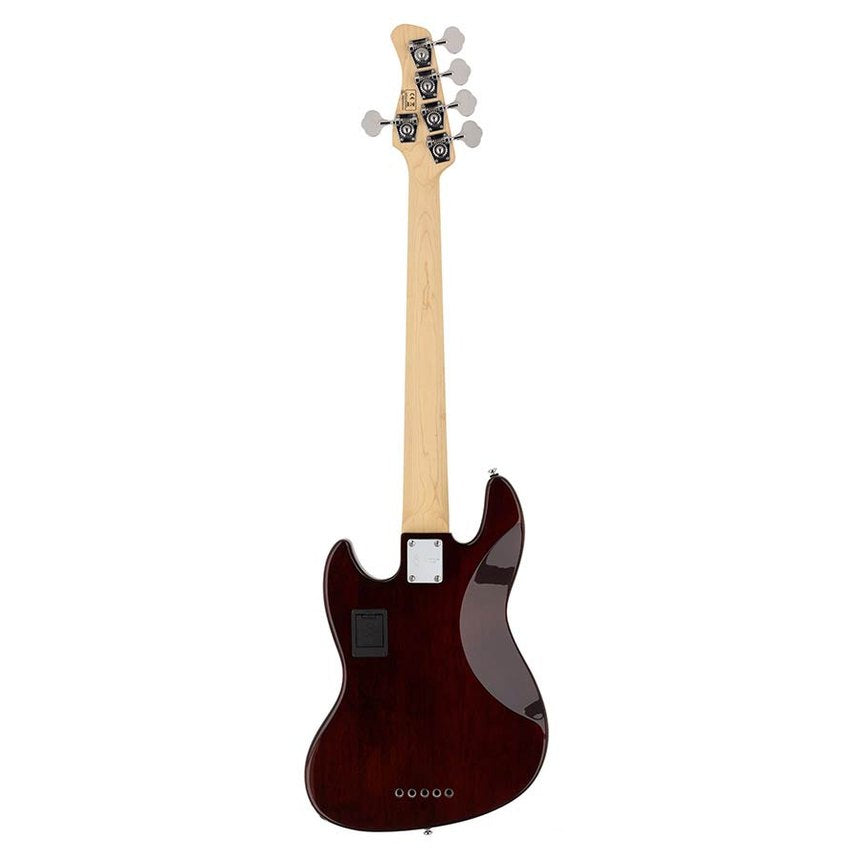 Sire V7+ A5F/TS Marcus Miller 2nd Gen fretless 5-snarige basgitaar Tobacco Sunburst