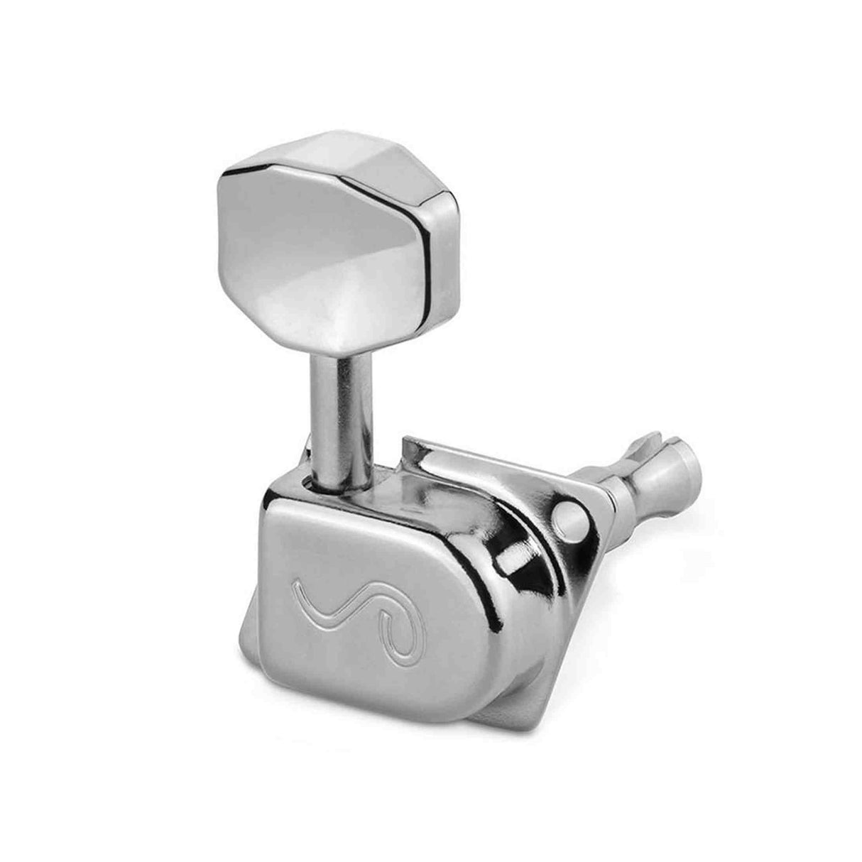 Schaller 105802201560 Stemmechanieken 70's 6L met small metal pegs, splitted solid shaft, chroom