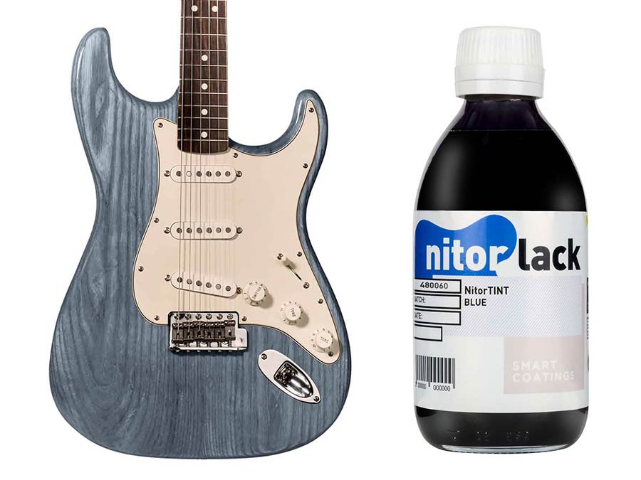 NitorLACK N480060112 NitorTINT Kleurstof Blauw – 250ml Fles