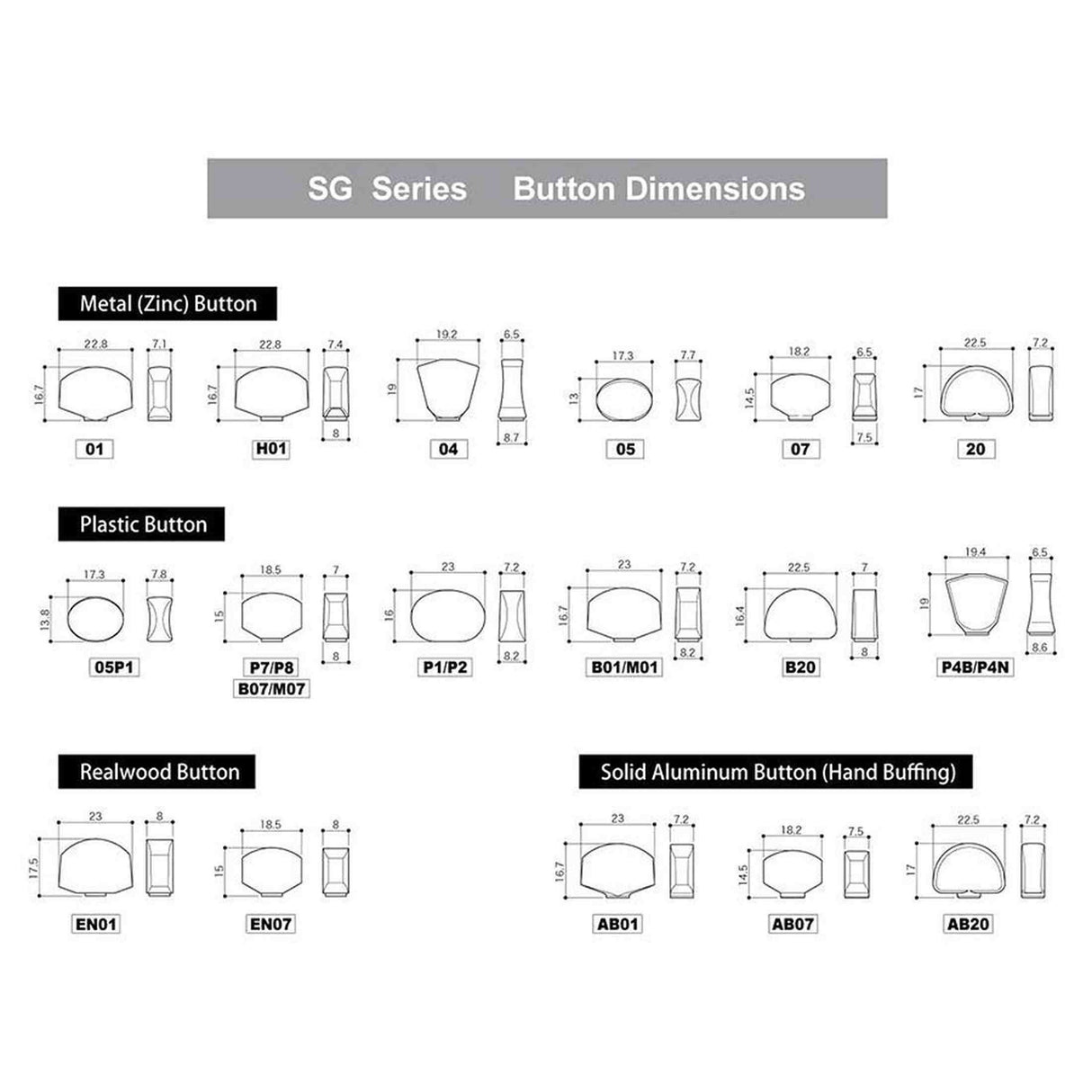 Gotoh GTH14111 SG381 stemmechanieken (posts 3xL 3xXL) met Magnum Lock Trad and 07 knoppen, 6L, goud