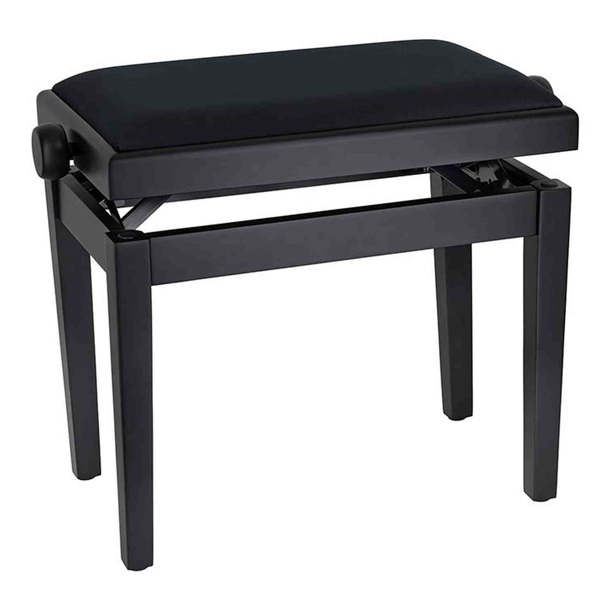 Boston PB10/1520 Pianobank, verstelbaar 48 tot 56 cm, zwart