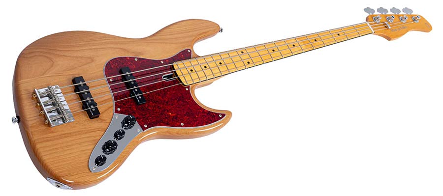 Sire V7VN A4/NT Marcus Miller 4-snarige Actieve Vintage Basgitaar Natural met Elzen Body en Heritage-3 Preamp