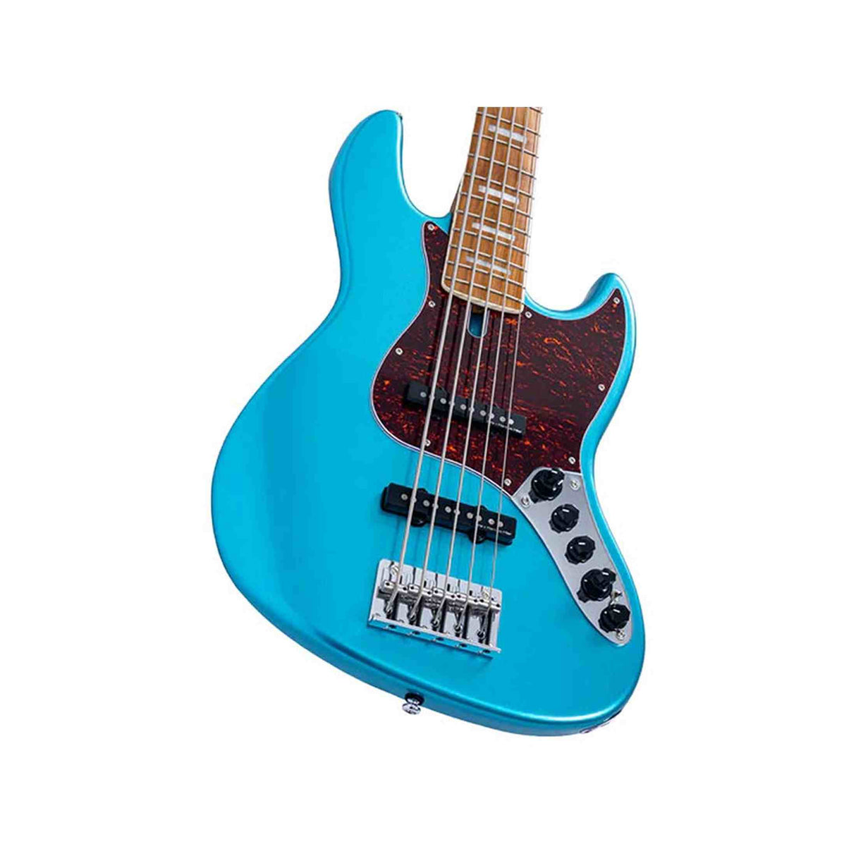 Sire V7N A5/TP Marcus Miller 5-snarige Actieve Basgitaar Tide Pool met Elzen Body en Heritage-3 Preamp