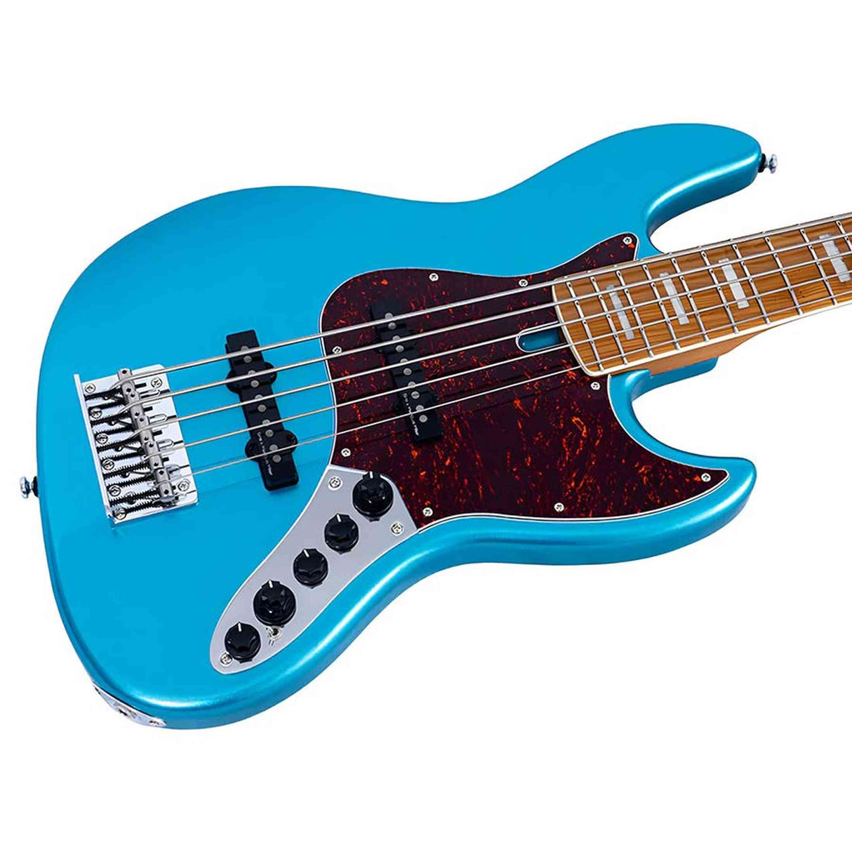 Sire V7N A5/TP Marcus Miller 5-snarige Actieve Basgitaar Tide Pool met Elzen Body en Heritage-3 Preamp