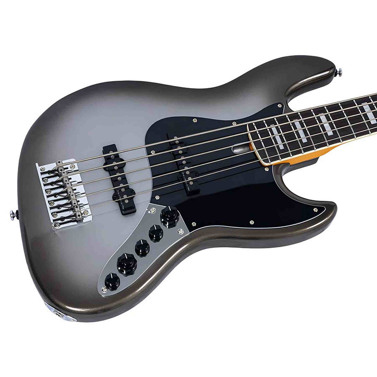 Sire V7N A5/MC Marcus Miller 5-snarige Actieve Basgitaar Mercury met Elzen Body en Heritage-3 Preamp