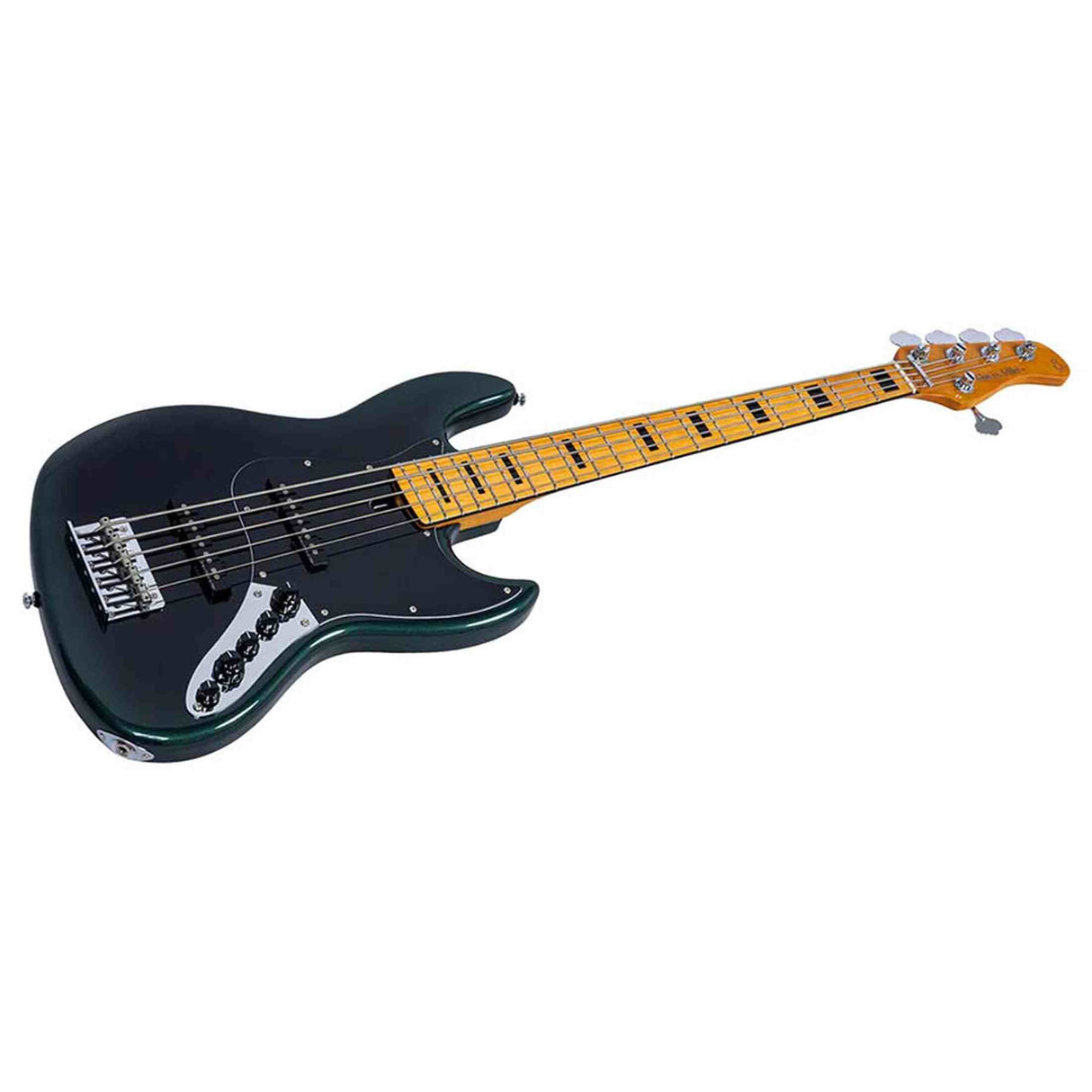 Sire V7N A5/DF Marcus Miller 5-snarige Actieve Basgitaar Dark Forest met Elzen Body en Heritage-3 Preamp