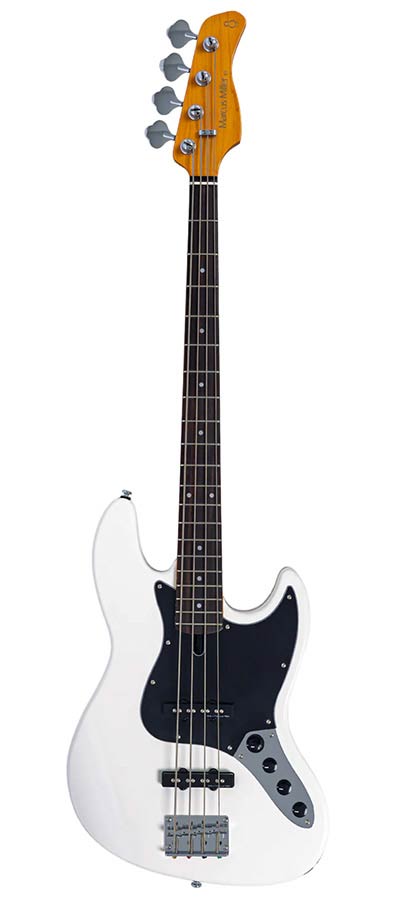 Sire V3N 4/AWH Marcus Miller 4-snarige Actieve Jazz Bas Antique White met 2-Bands Preamp