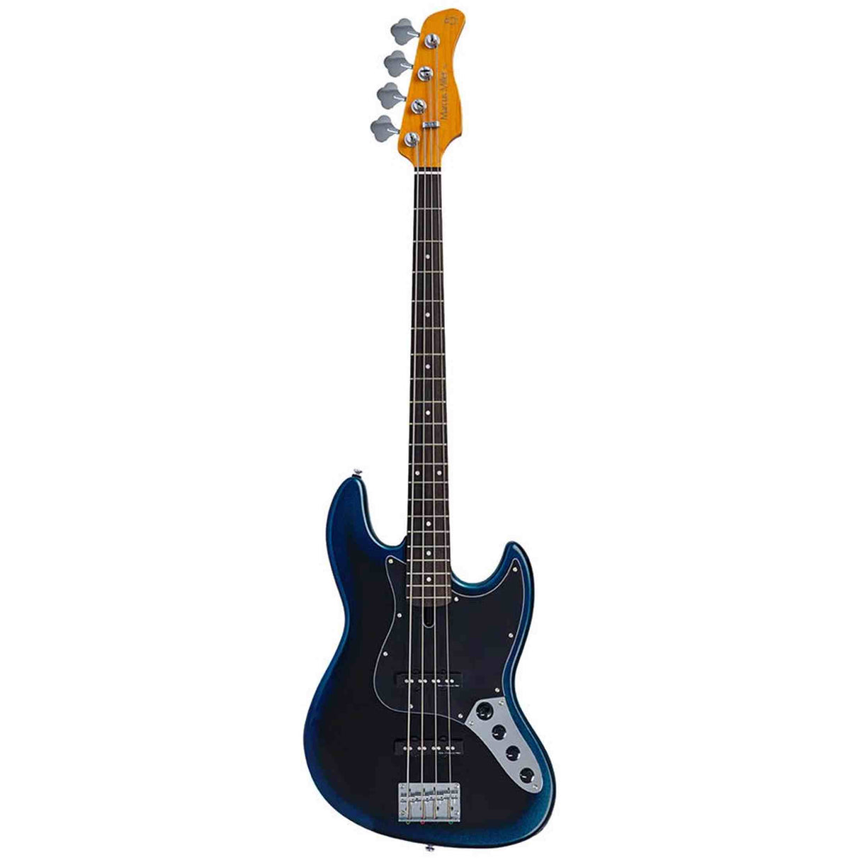 Sire V3N 4/MBB Marcus Miller 4-snarige Actieve Jazz Bas Midnight Blueburst met 2-Bands Preamp