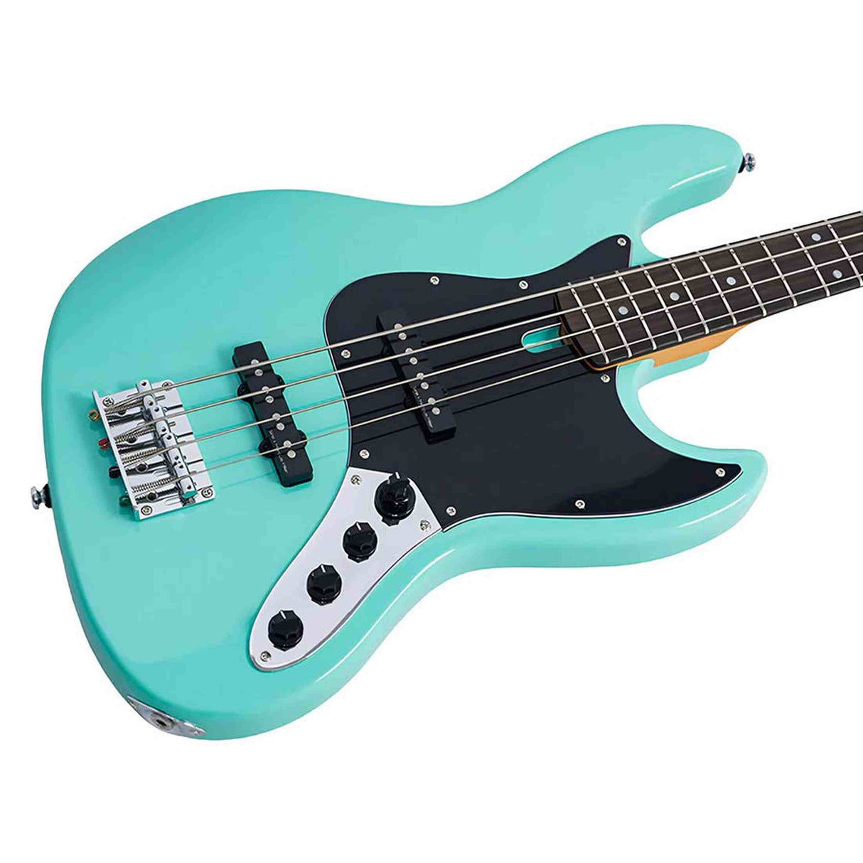 Sire V3N 4/MLG Marcus Miller 4-snarige Actieve Jazz Bas Mild Green met 2-Bands Preamp