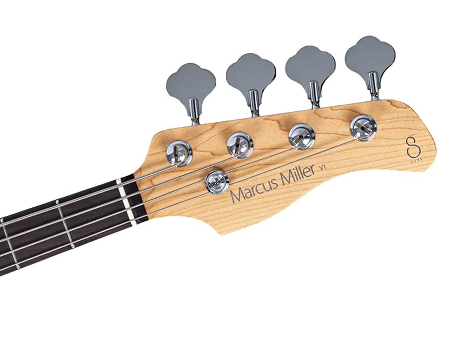 Sire V1 4/BK Marcus Miller 4-snarige Passieve Jazz Bas Zwart met Palissander Toets