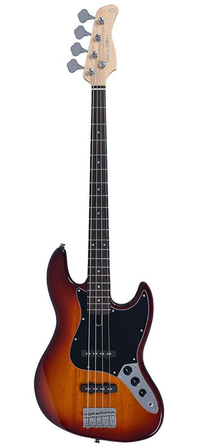 Sire V1 4/TS Marcus Miller 4-snarige Passieve Jazz Bas Tobacco Sunburst met Palissander Toets