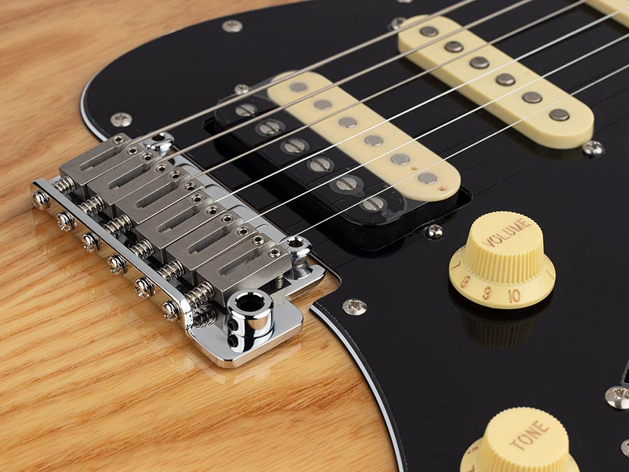 Sire S7S HSS/NT Larry Carlton S-Style Elektrische Gitaar Natural met Swamp Ash Top en Locking Tuners