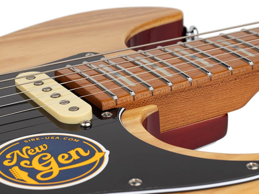 Sire S7S HSS/NT Larry Carlton S-Style Elektrische Gitaar Natural met Swamp Ash Top en Locking Tuners