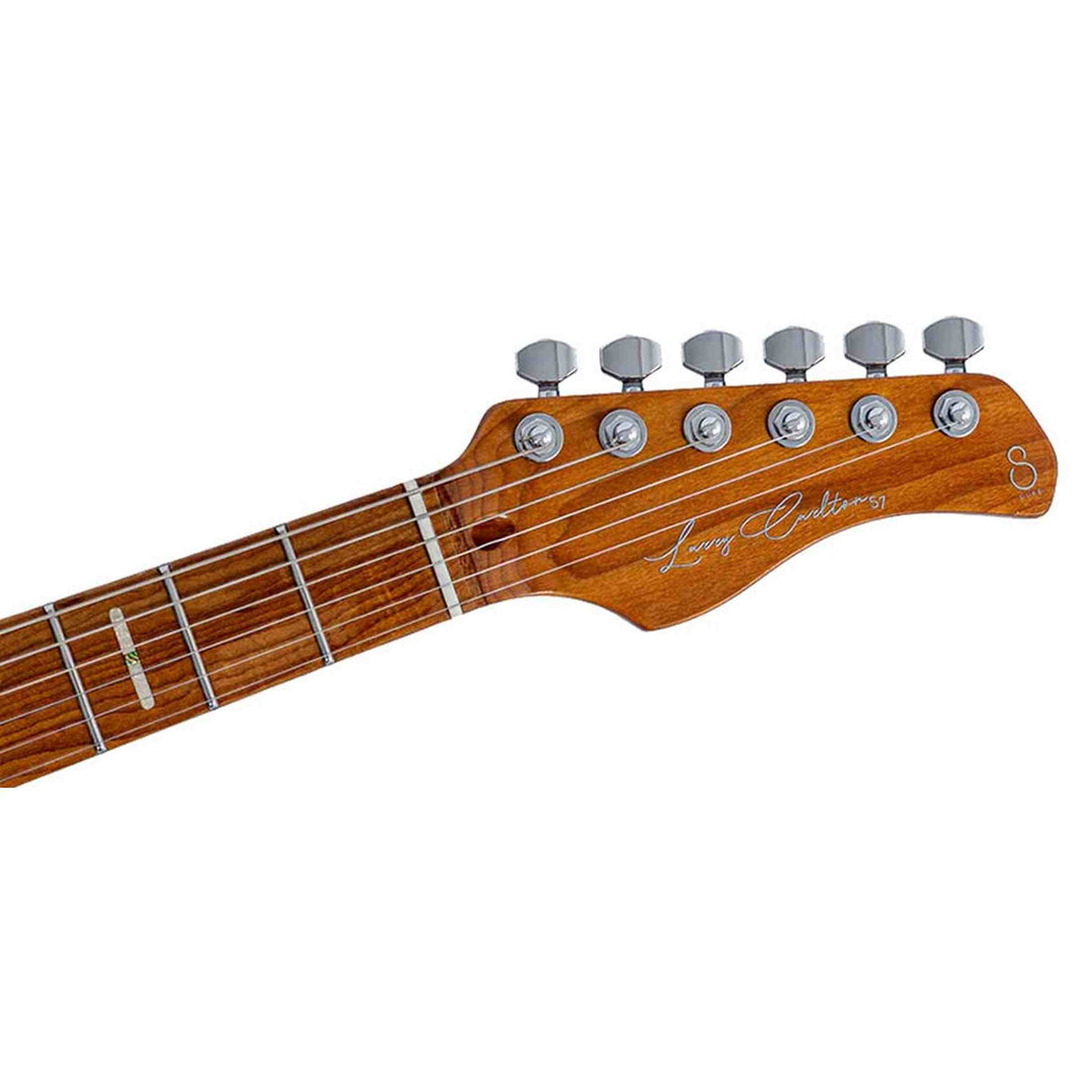 Sire S7S HSS/AB Larry Carlton S-Style Elektrische Gitaar Amber Burst met Swamp Ash Top en Locking Tuners
