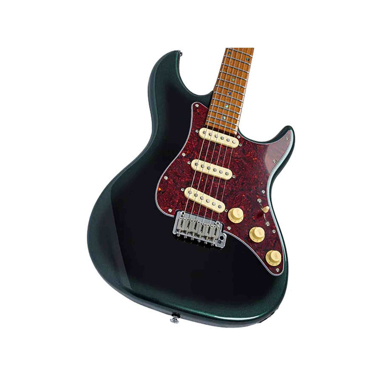 Sire S7N/DF Larry Carlton New Gen S-Style Elektrische Gitaar Dark Forest met Locking Tuners en Compound Radius Toets