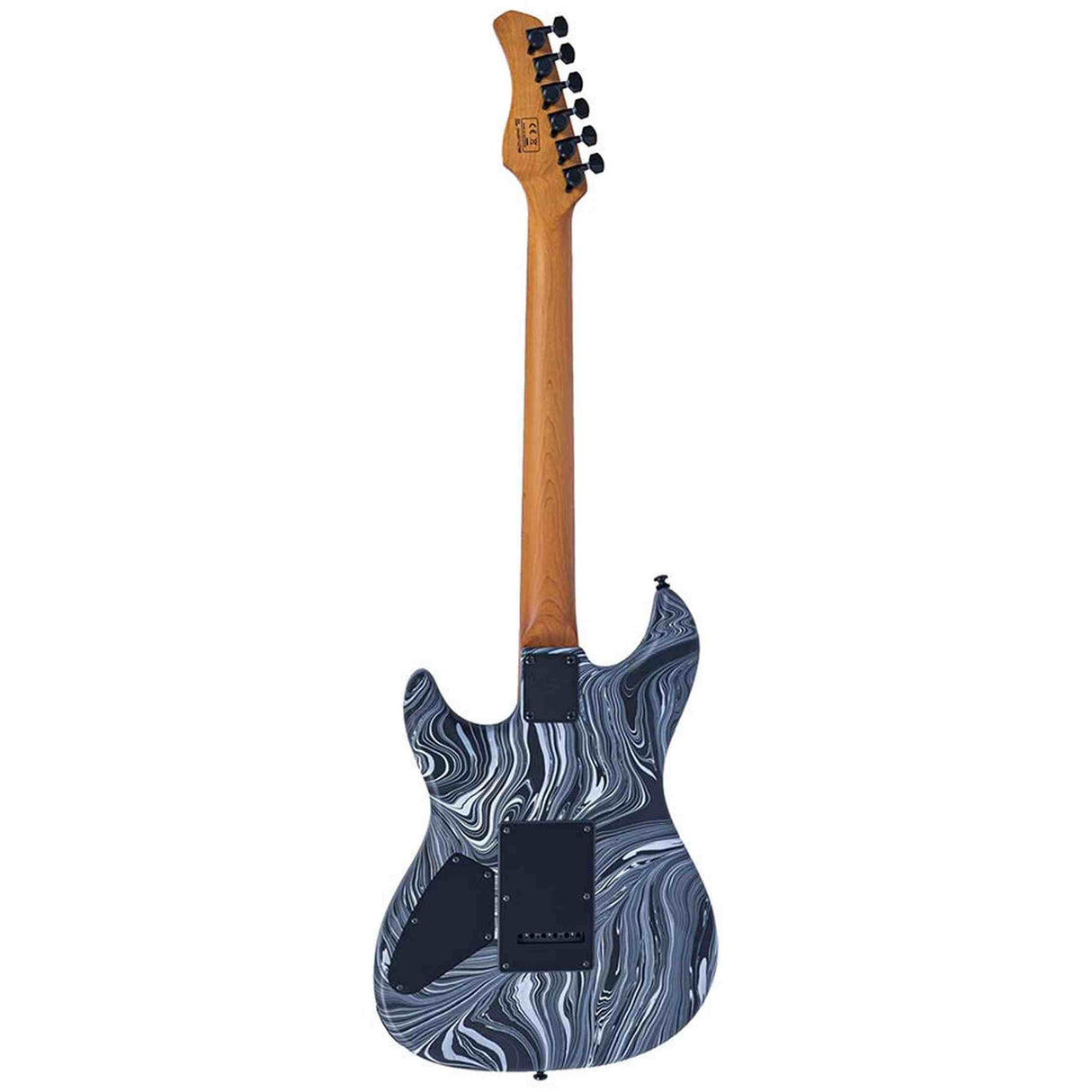 Sire S7 HSS/BKSW Larry Carlton S-Style Elektrische Gitaar Black Swirl met Roasted Maple Hals en Locking Tuners
