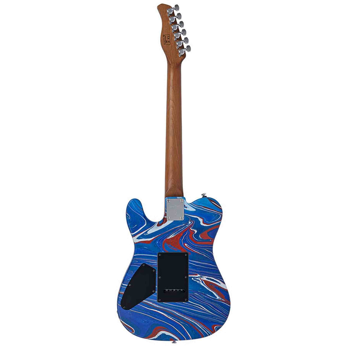 Sire T7 HH/BLSW Larry Carlton T-Style Elektrische Gitaar Blue Swirl met Roasted Maple Hals en Locking Tuners