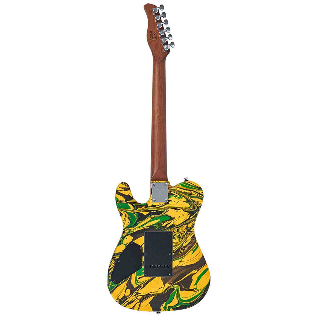 Sire T7 HH/YWSW Larry Carlton T-Style Elektrische Gitaar Yellow Swirl met Roasted Maple Hals en Locking Tuners