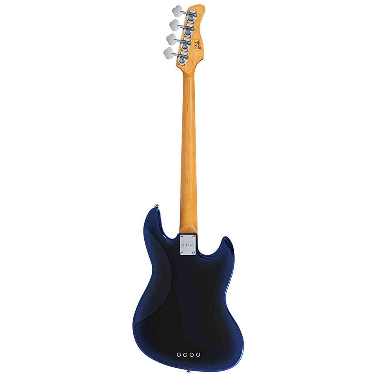 Sire V3N 4L/MBB Marcus Miller Linkshandige 4-snarige Actieve Jazz Bas Midnight Blueburst met 2-Bands Preamp