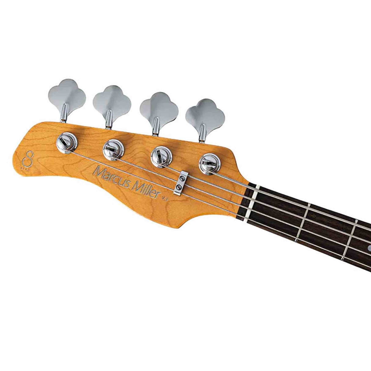 Sire V3N 4L/MBB Marcus Miller Linkshandige 4-snarige Actieve Jazz Bas Midnight Blueburst met 2-Bands Preamp