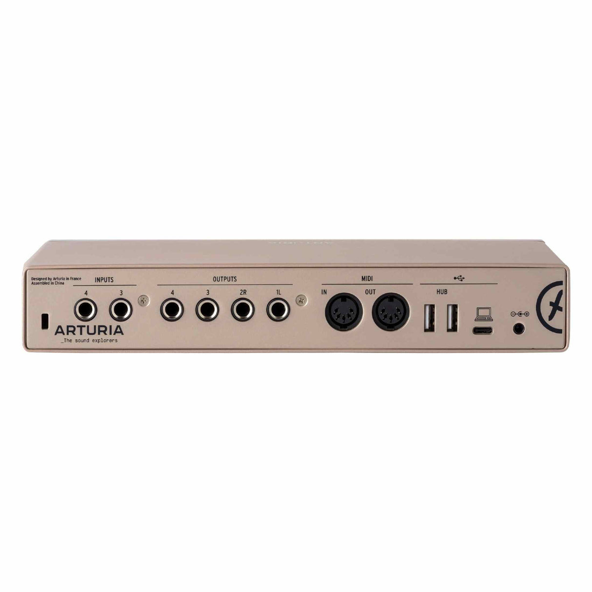 Arturia MiniFuse 4 Champagne Limited Edition 4x2 USB-C Audio Interface