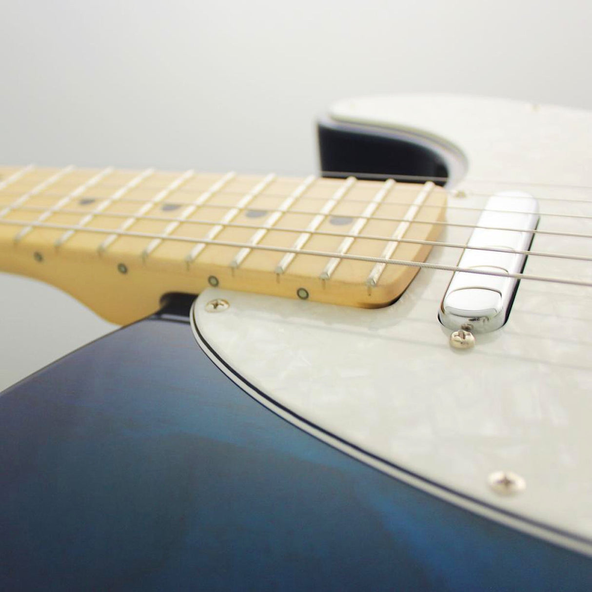 FGN Neo Classic TE100 elektrische gitaar See-Thru Blue Burst incl. gigbag