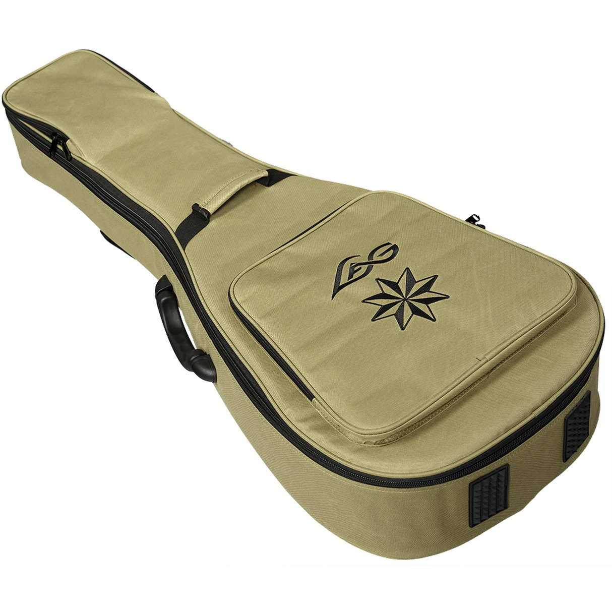 LÂG ESCAPADE-RCE Travel Elektro-Akoestische Gitaar - Massief Rood Ceder