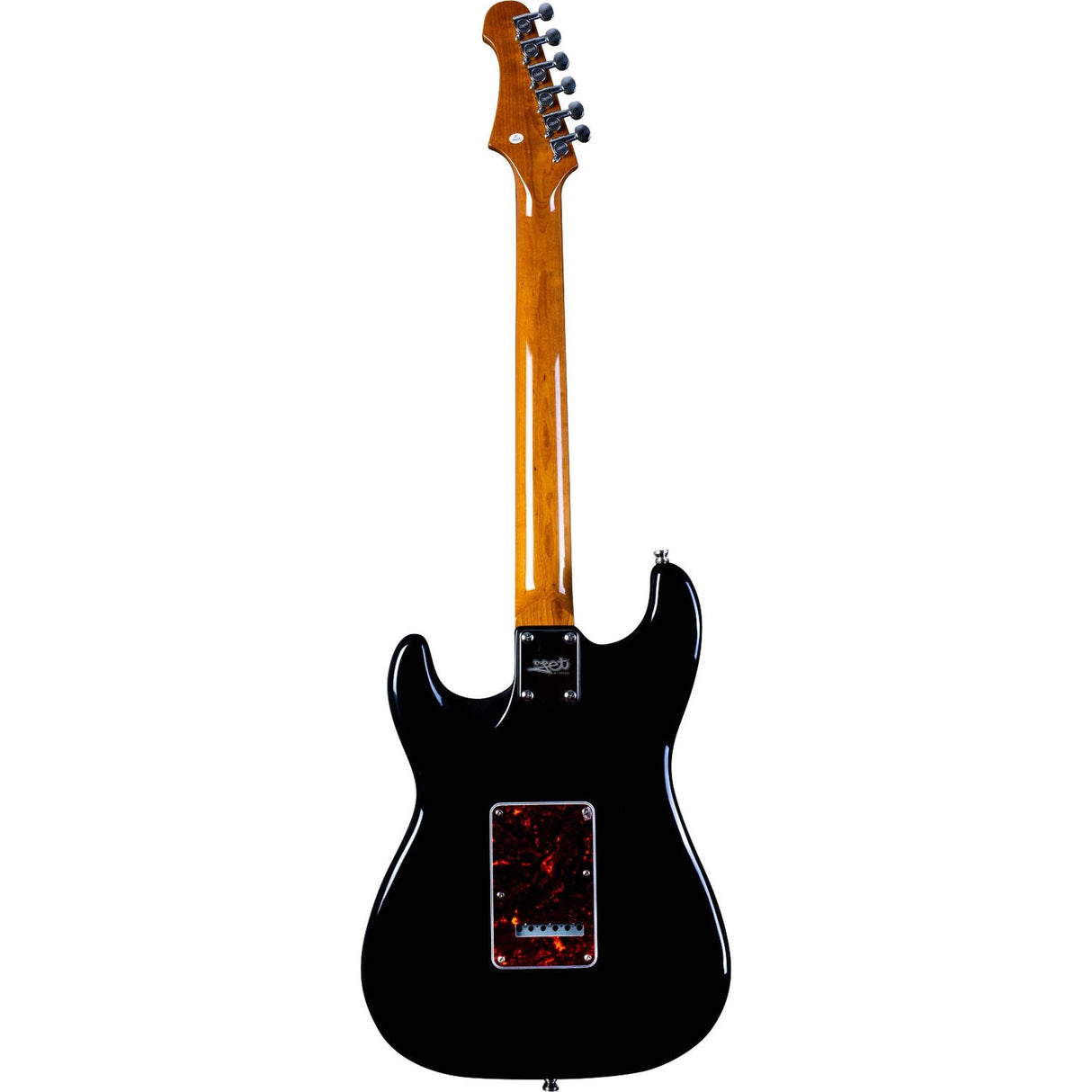JET JS-300 BK Elektrische Gitaar SSS Tremolo Roasted Maple Toets 25,5 inch