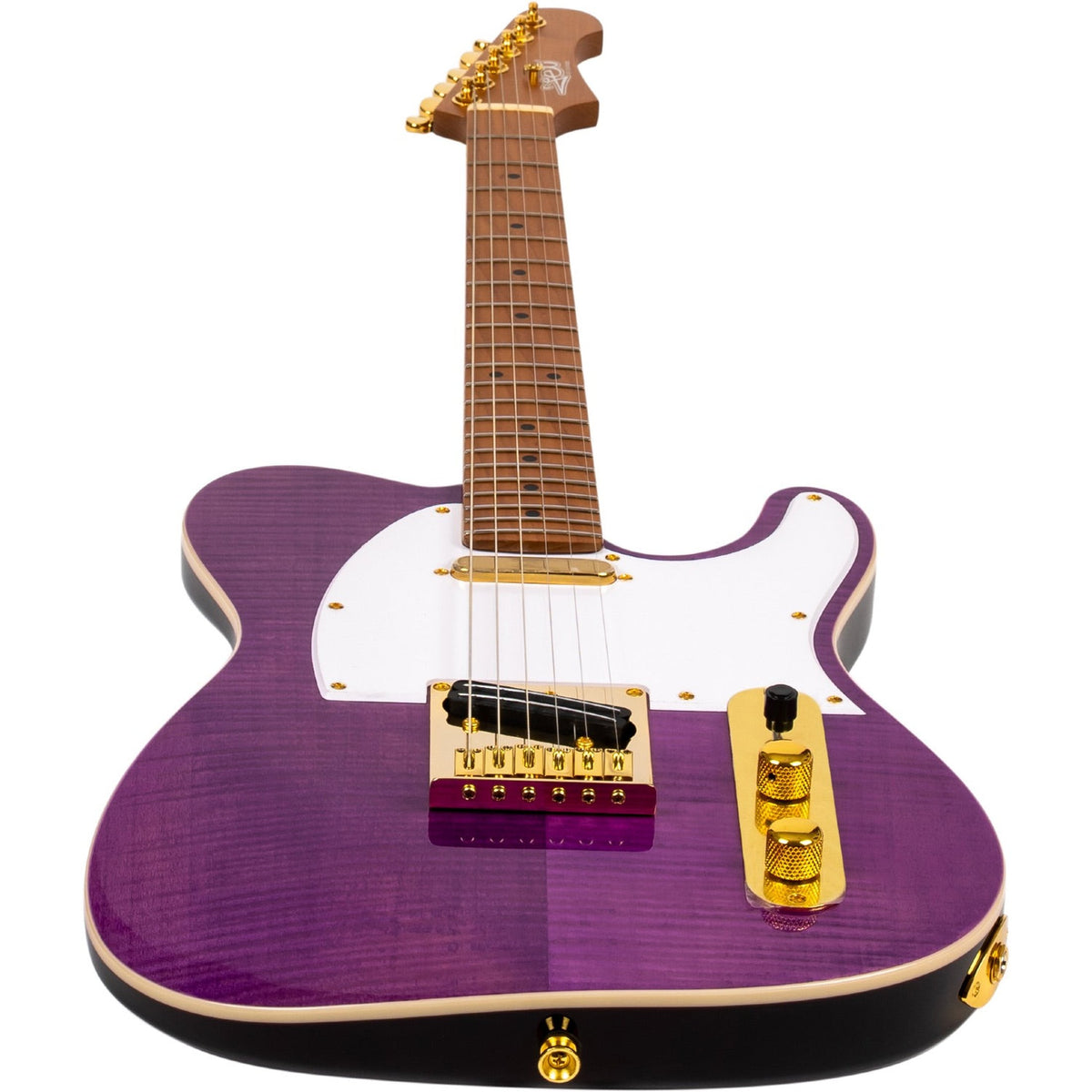 JET JT-600 PP G T-Style Elektrische Gitaar - Purple met Gouden Hardware