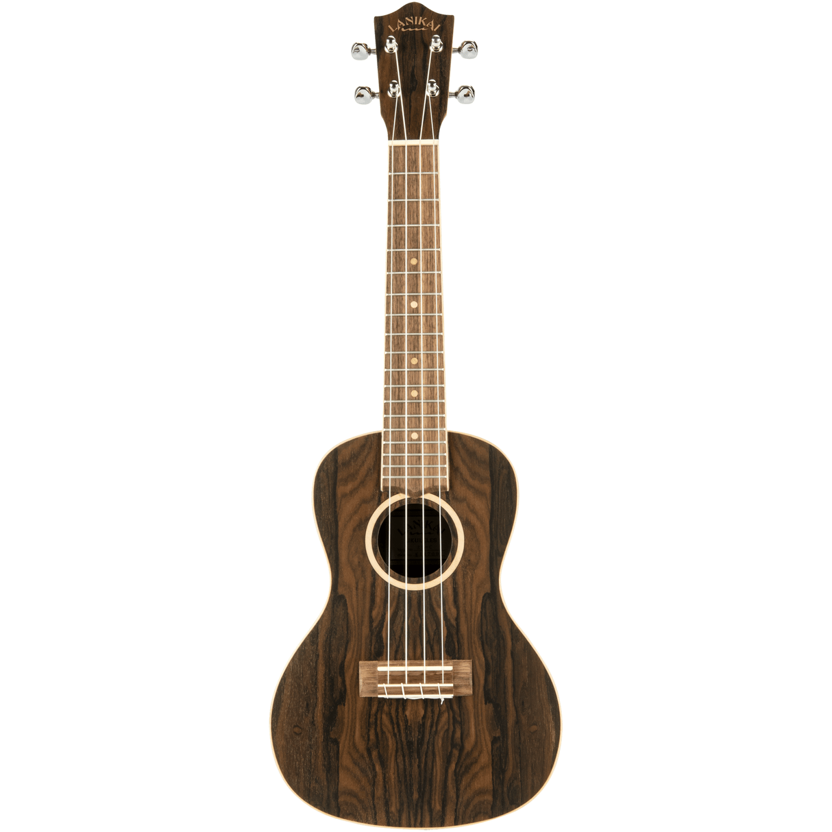 LANIKAI LKUZR-C Concertukelele Ziricote 378 mm met Graph Tech NuBone XB en Tas