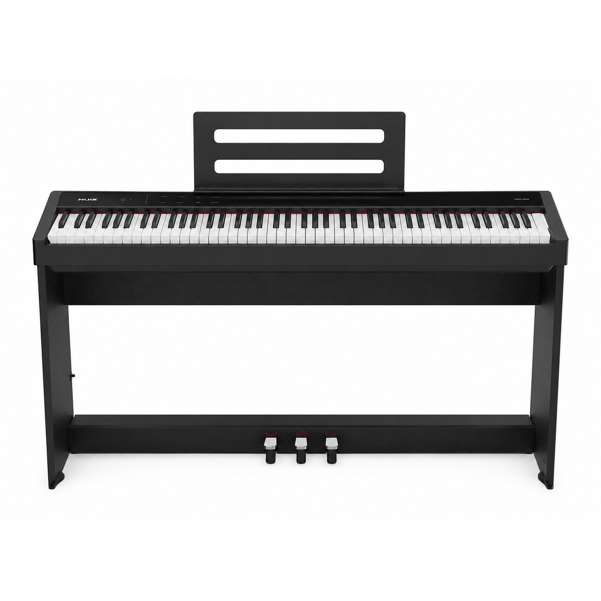NUX NPK-200 Digital Stage Piano Set met NPS-2 Houten Standaard, 88 Toetsen