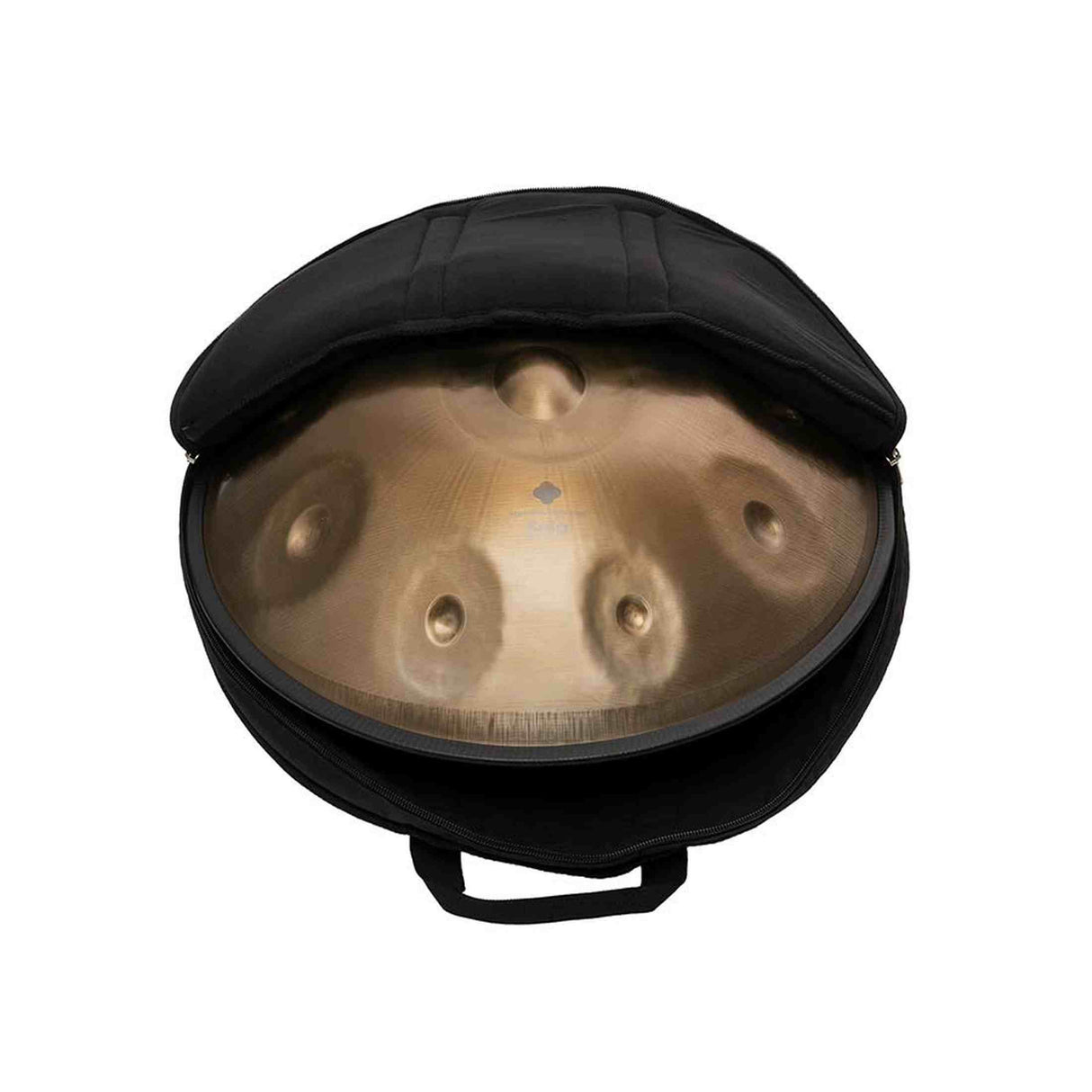 Sela SE 300 Stainless Steel Handpan Bb2 Amara 440 Hz goud handgemaakt met gevoerde draagtas
