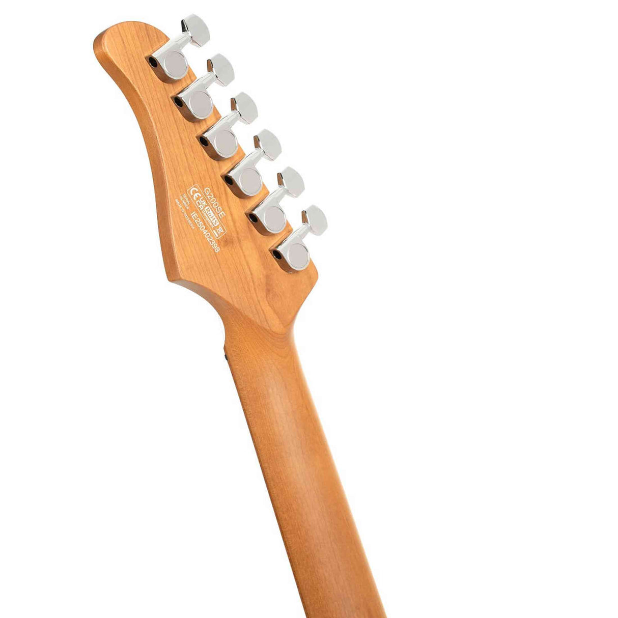 Cort G200SE ACR Elektrische Gitaar HSS Populier Roasted Maple Neck Antique Cream met Tremolo