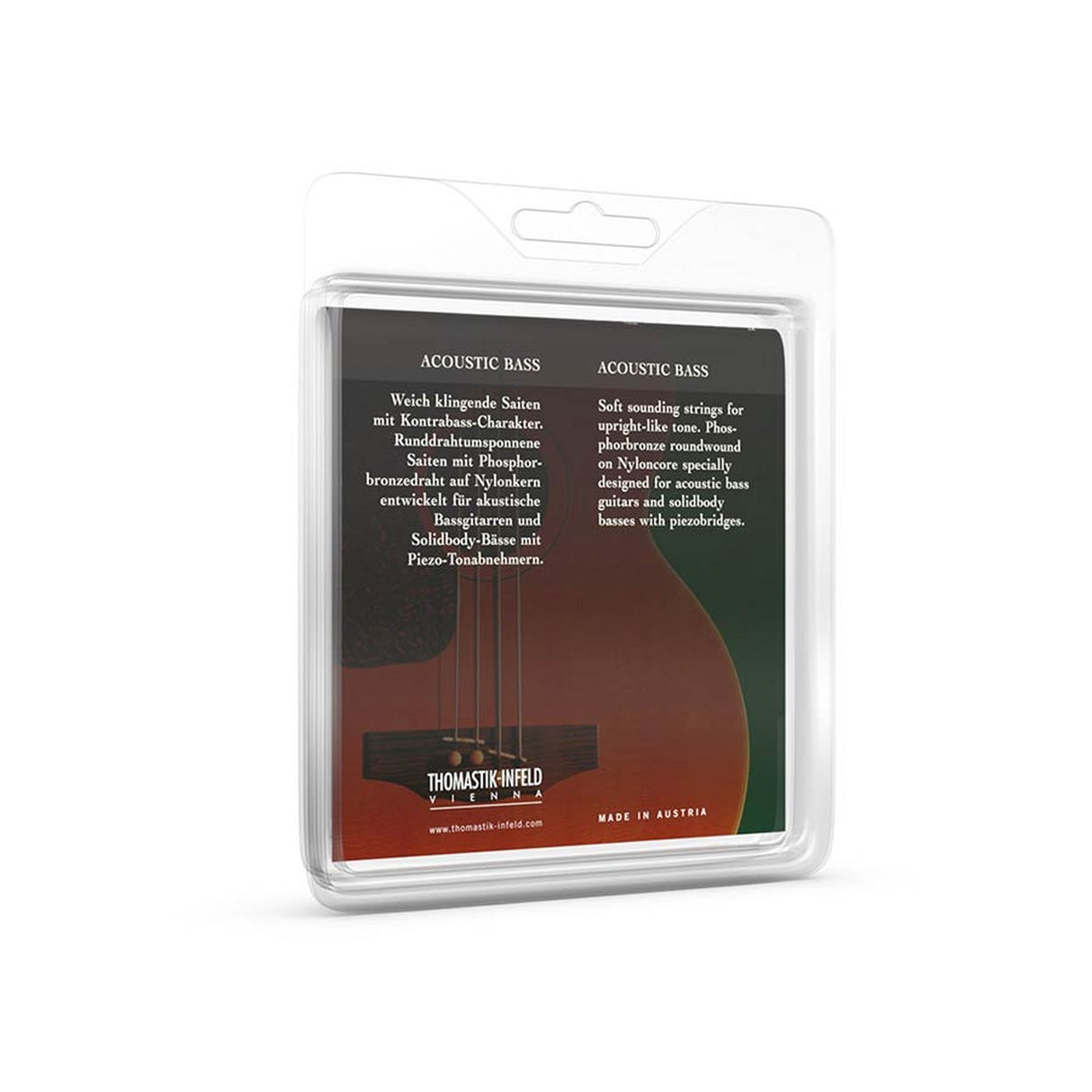 Thomastik Infeld THAB-344 snaren set acoustic bass, phosphor bronze, longscale, 041-053-068-086