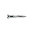 Boston WS-04-C screw, 3,5x25mm, 12pcs, oval countersunk, chrome