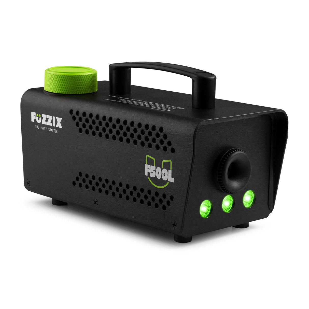 Fuzzix F503L Party Rookmachine – 500W met 3x RGB LED’s en Draadloze Afstandsbediening