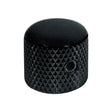 Boston KB-225 Dome Knop - Zwart Metaal 15,0 x 14,0 mm met Inbusschroef