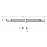 Boston TRO-630-K Halspen Truss Rod 630 mm 6 mm Staaf Single Action Inbus 4 mm
