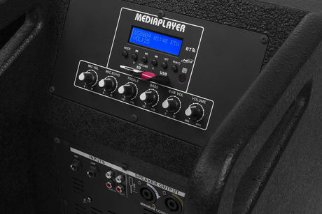 VONYX VX1050BT 1150W 2.2 Actieve Speakerset met Dubbele 12 inch Subwoofers en Bluetooth